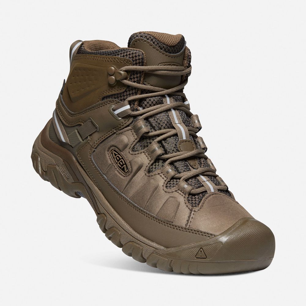 Botas de Seguridad Keen Mexico Marrom - Hombre Targhee Exp Waterproof Mid - ZQ4709632